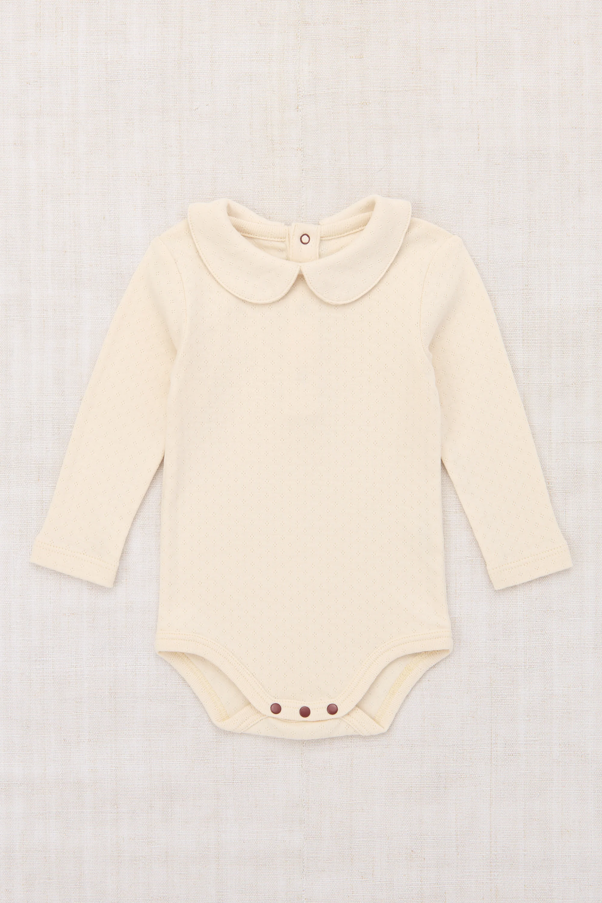Baby Pointelle Petit Collar Onesie