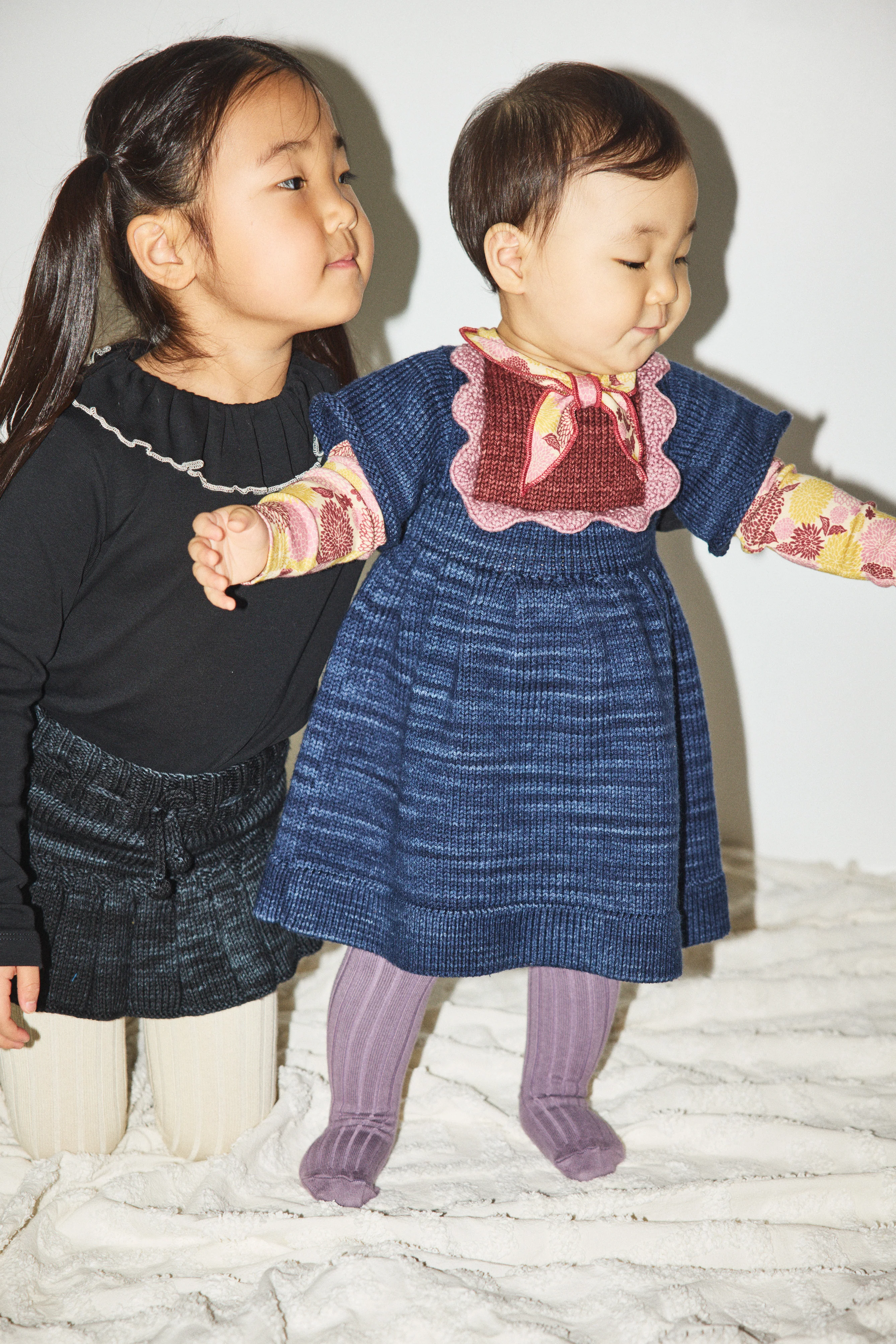 Baby Scallop Bib Dress - Image 2