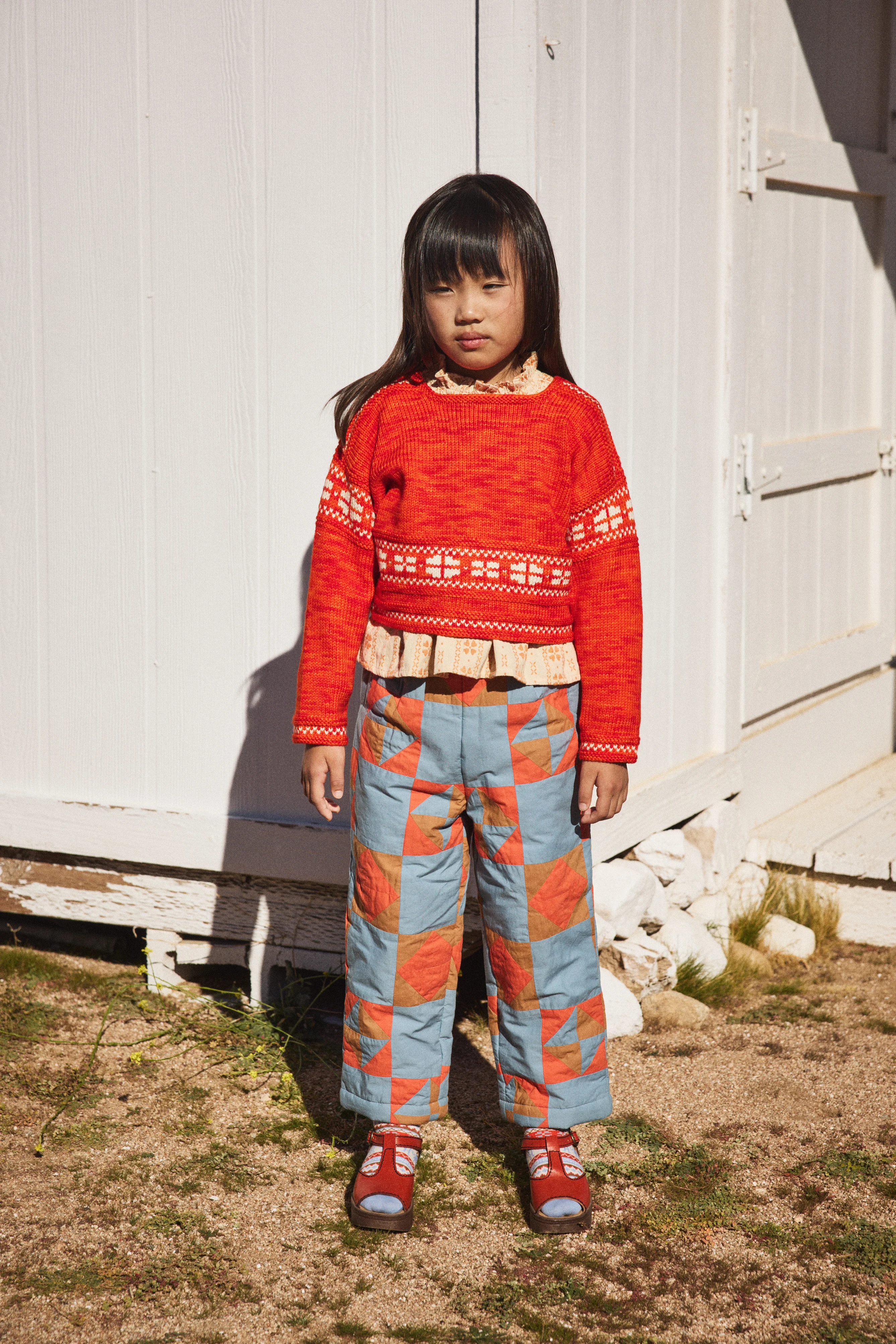 Baby Tammy Quilted Patchwork Trousers - Image 2