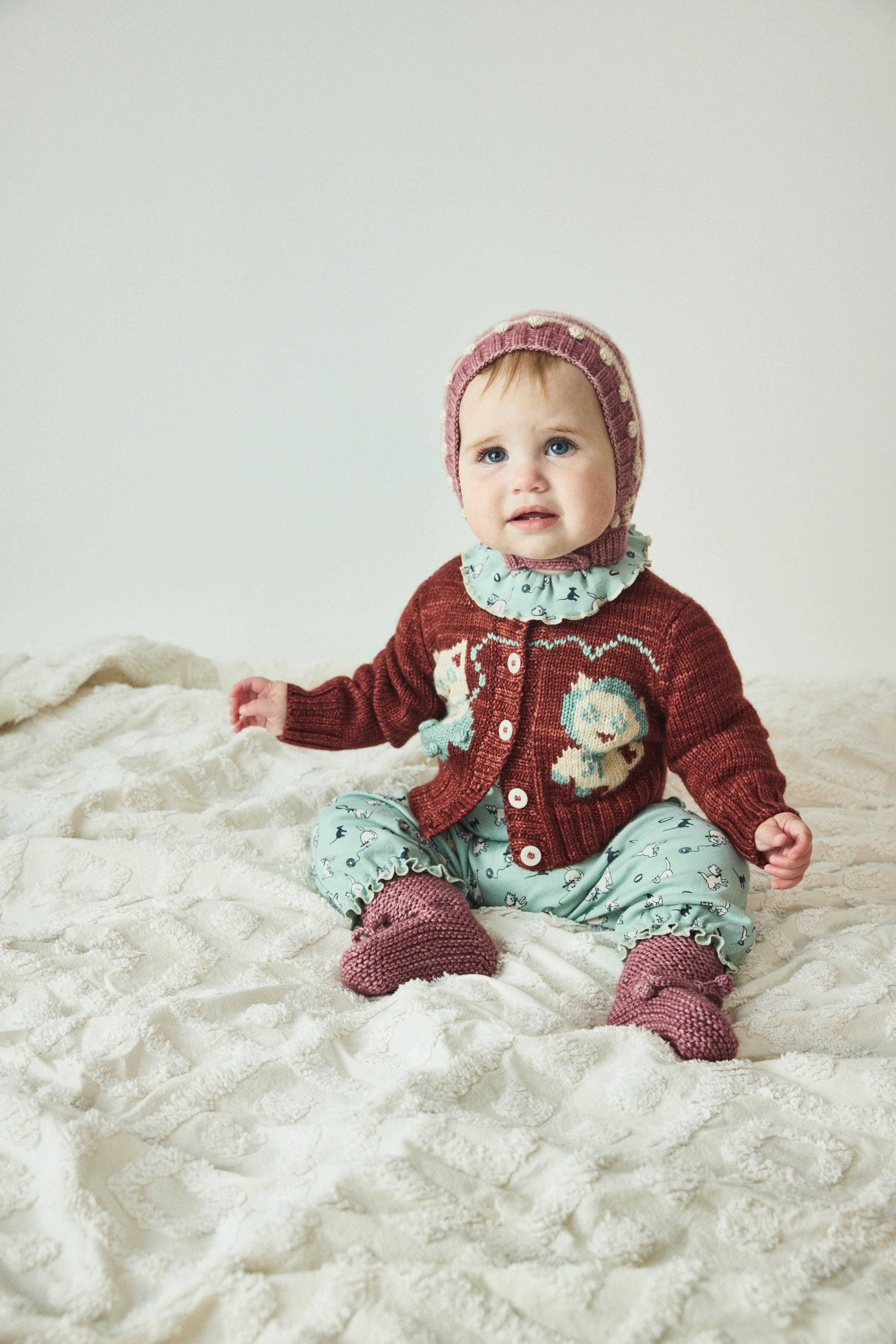 Baby Three Little Kittens Cardigan - Image 4