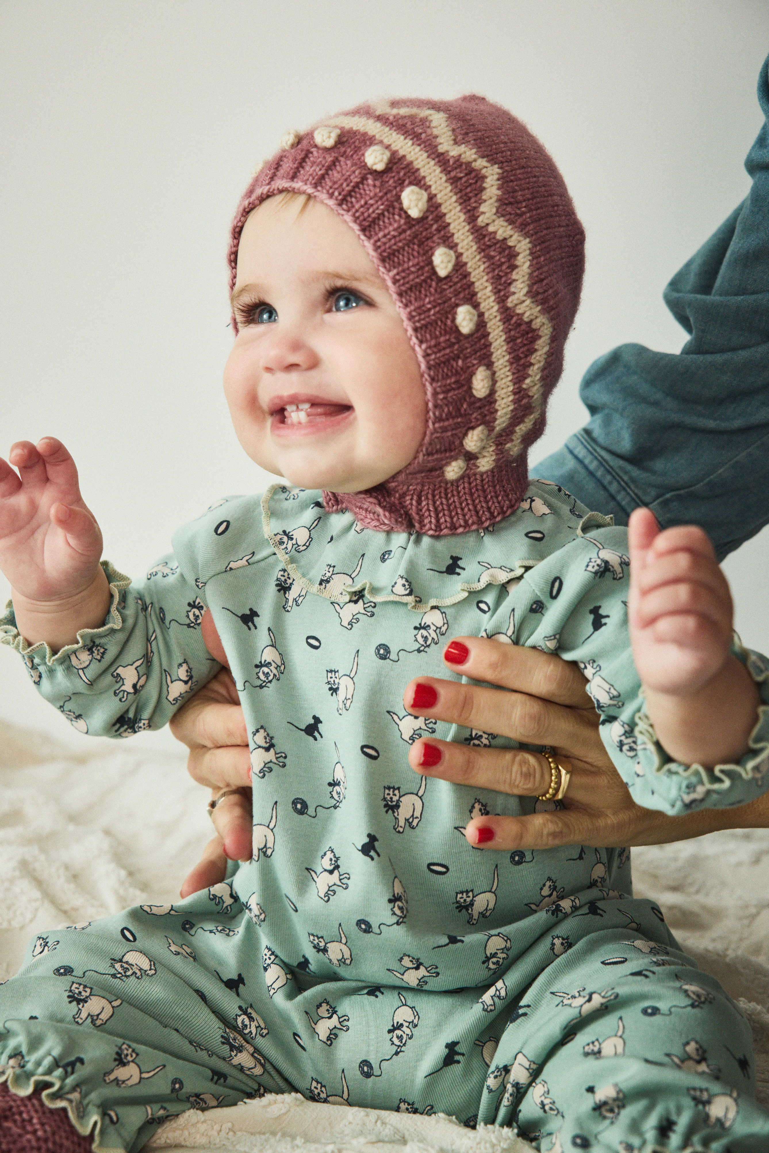Baby Zig Zag Bonnet - Image 2