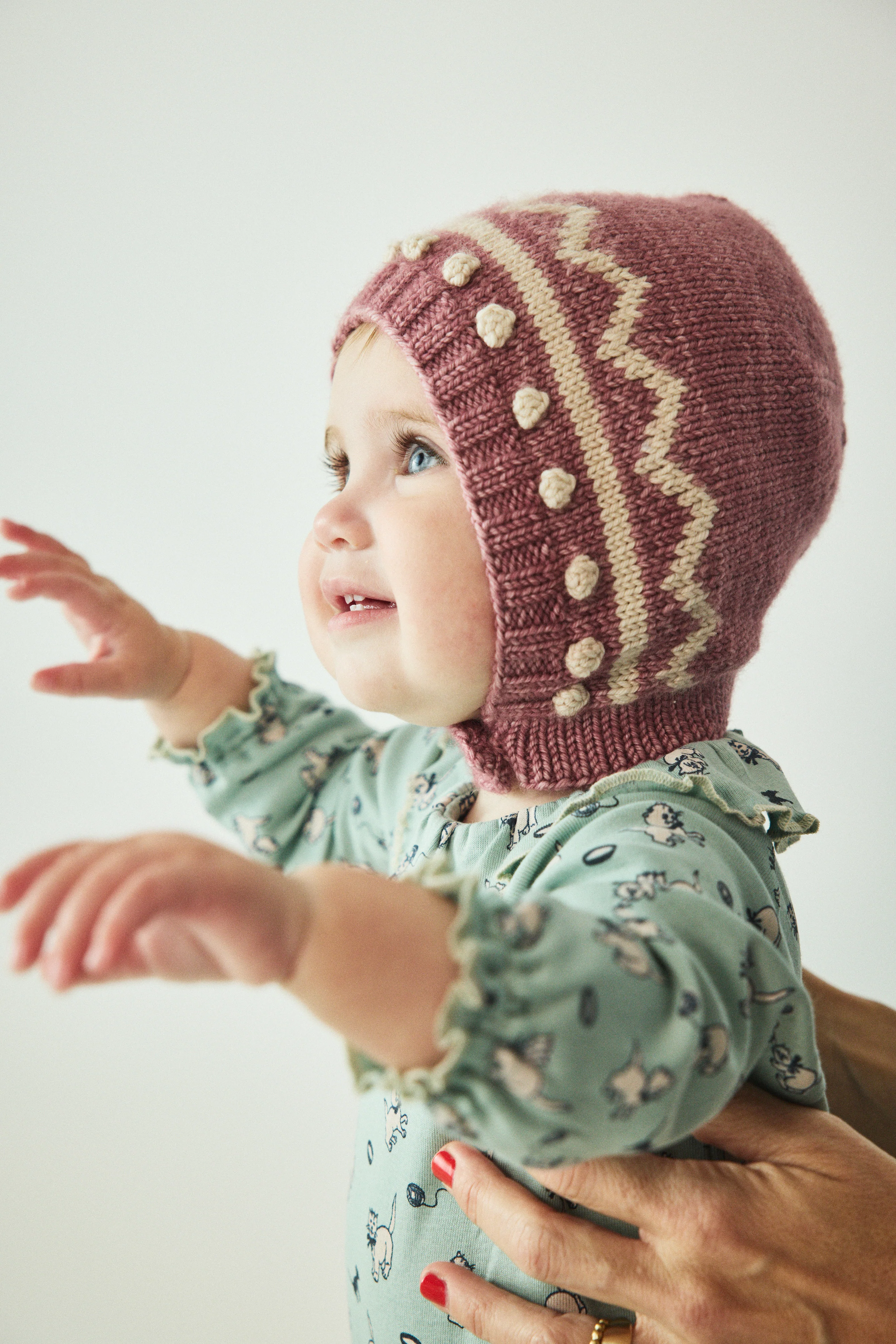 Baby Zig Zag Bonnet - Image 3