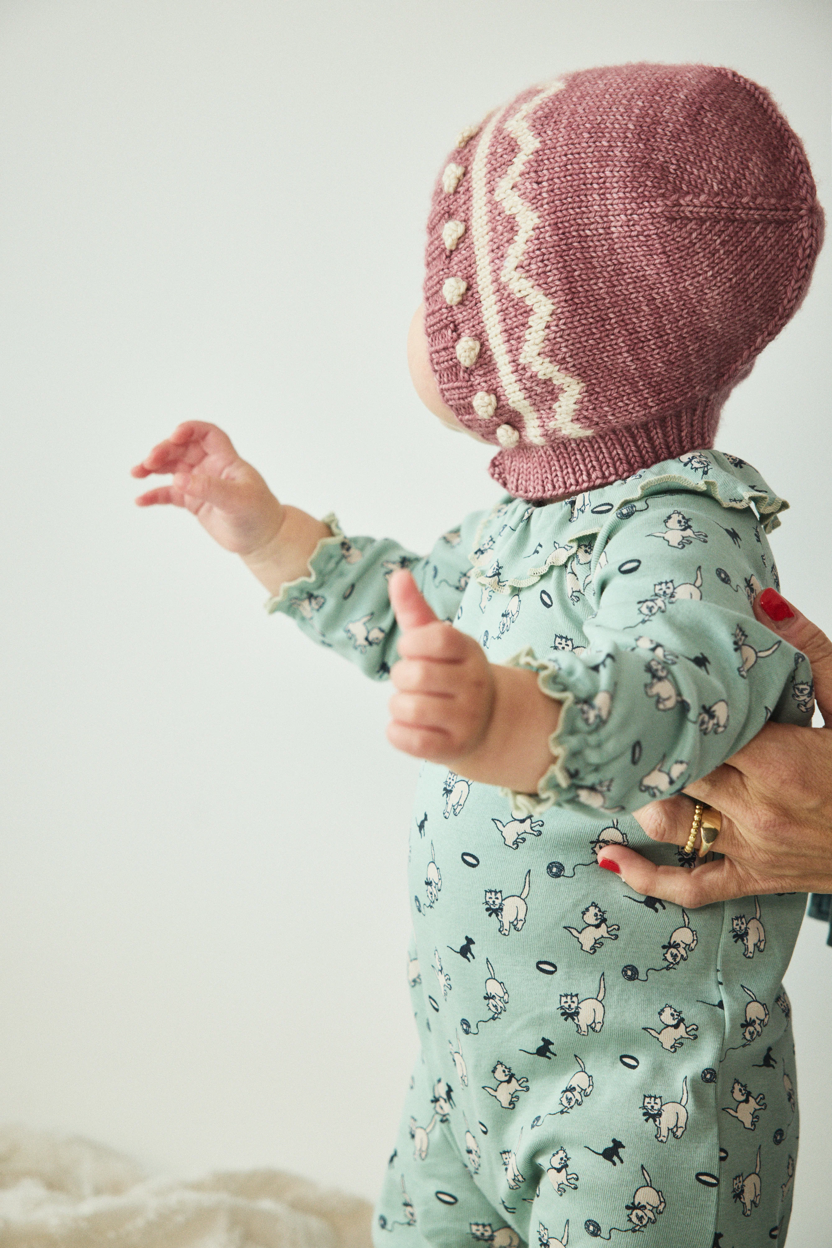 Baby Zig Zag Bonnet - Image 4