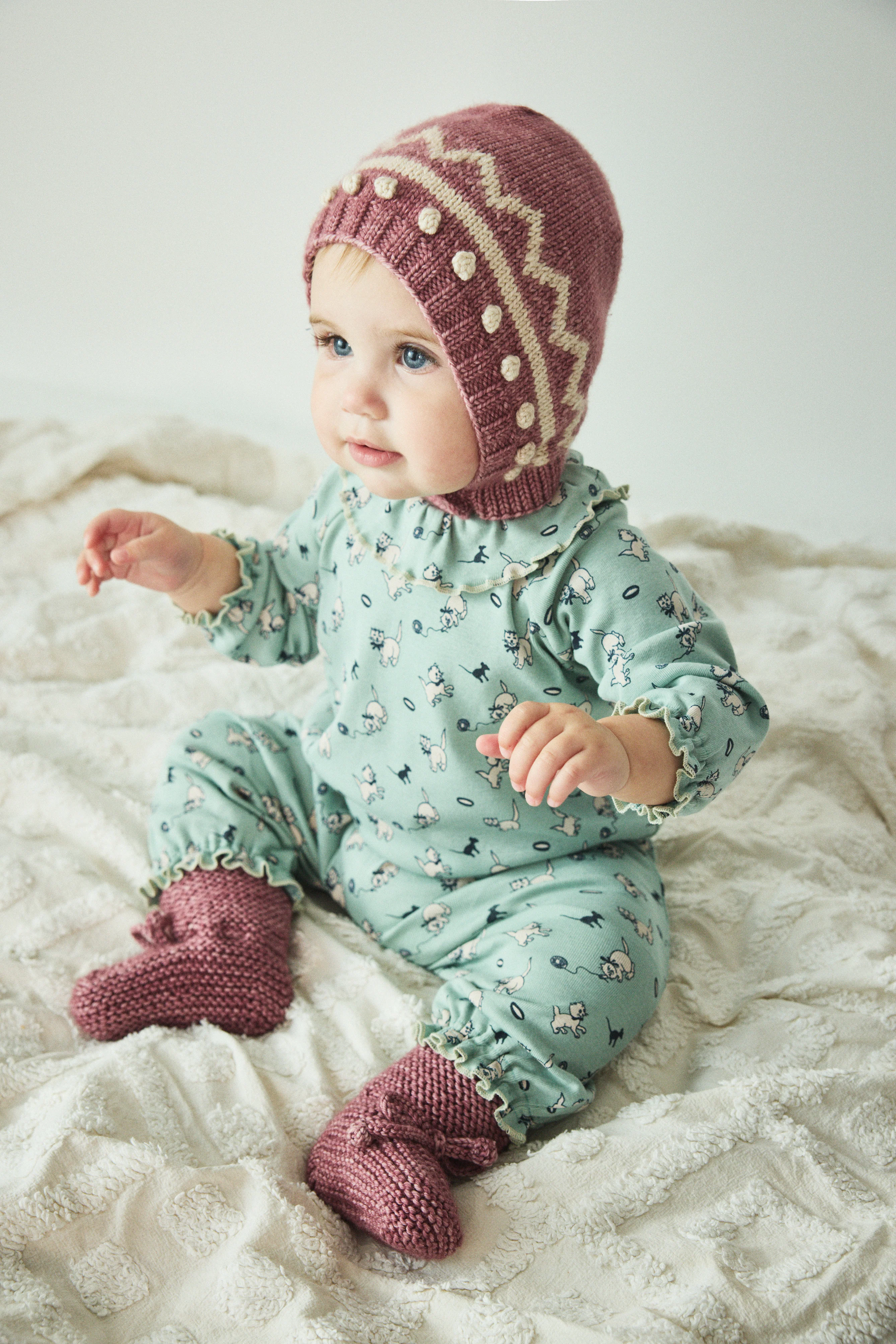 Baby Zig Zag Bonnet - Image 5