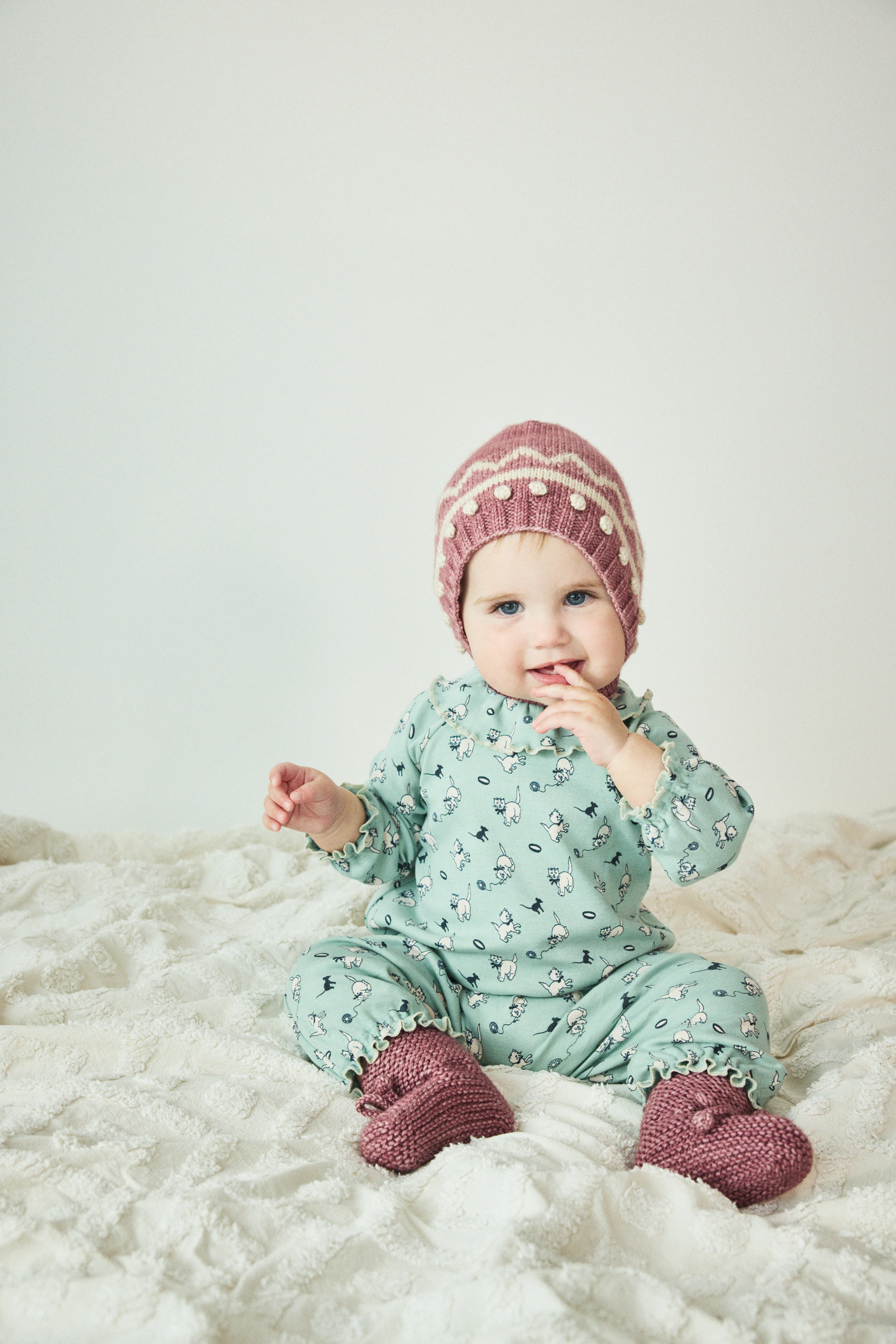 Baby Zig Zag Bonnet - Image 6