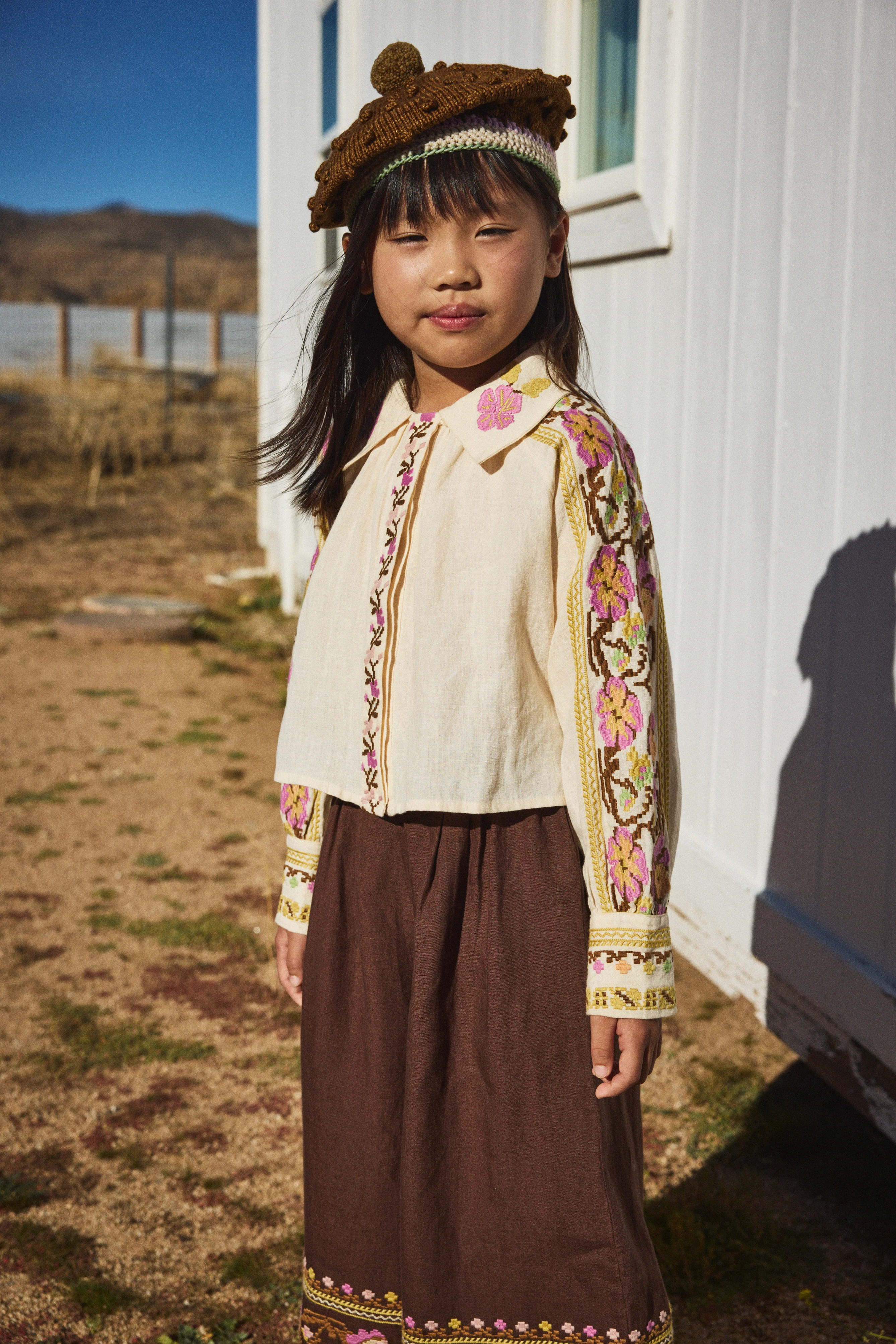 Araminta Embroidered Blouse - Image 2