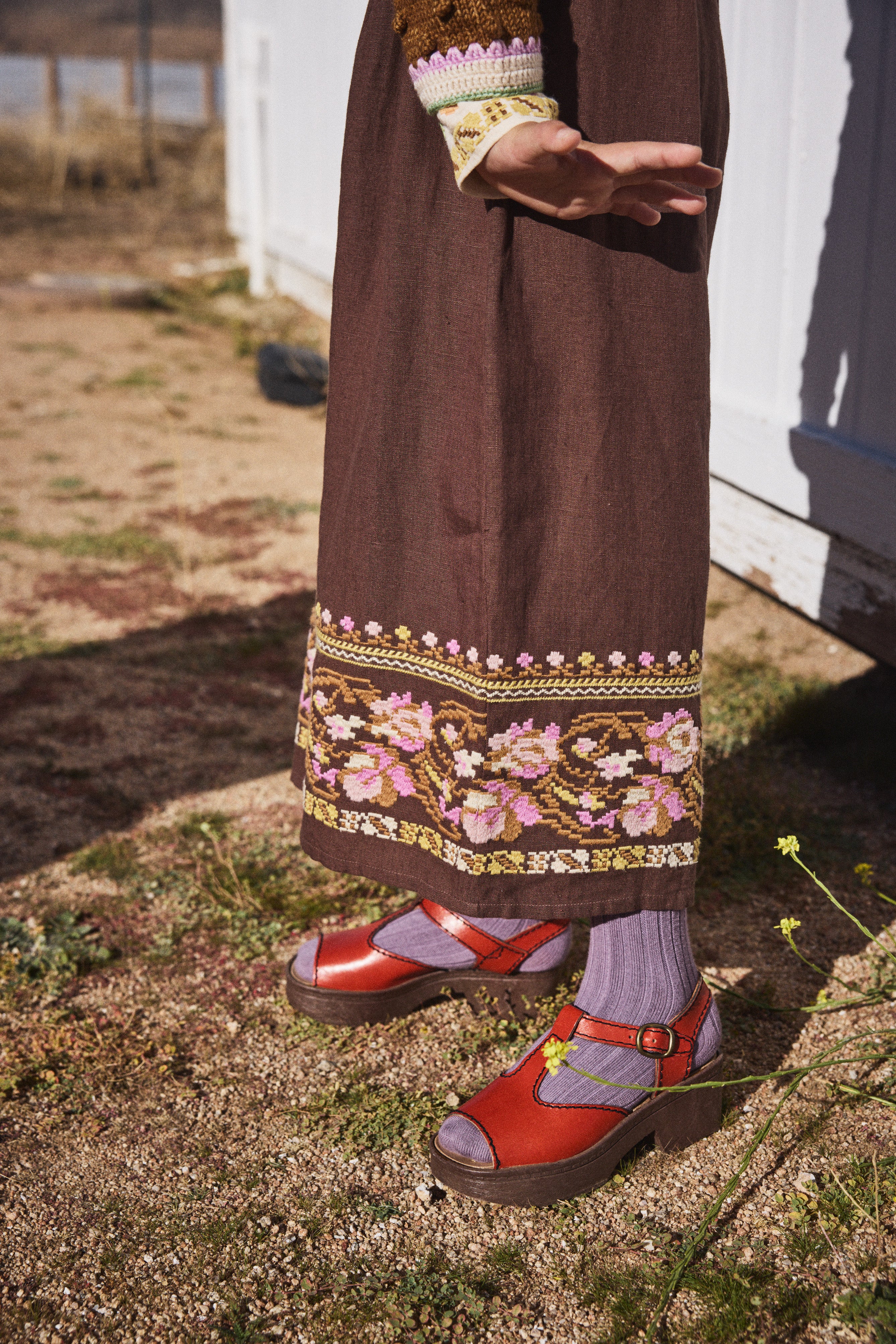 Constance Embroidered Trousers - Image 4