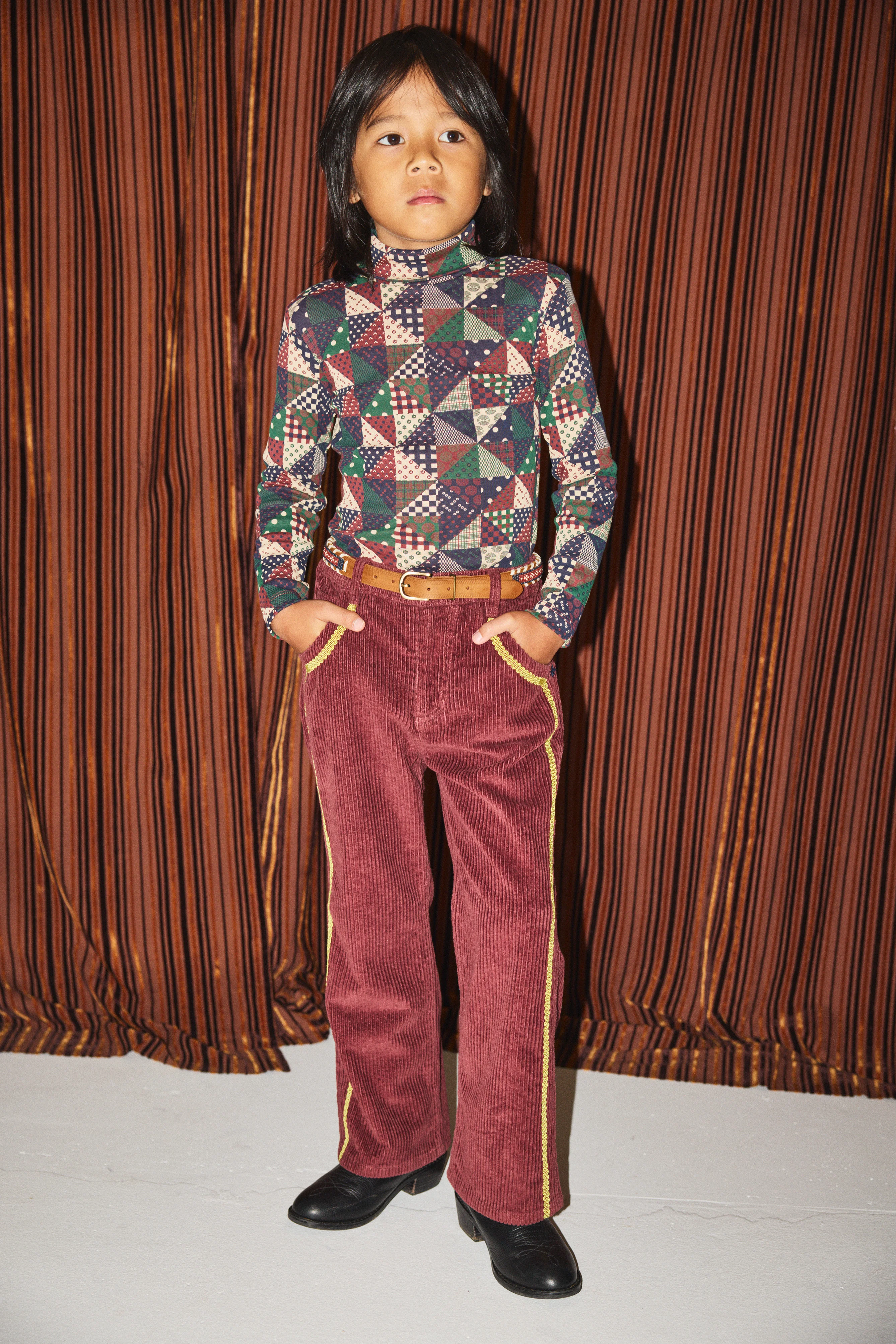 Corduroy Western Slim Flared Pant - Image 3