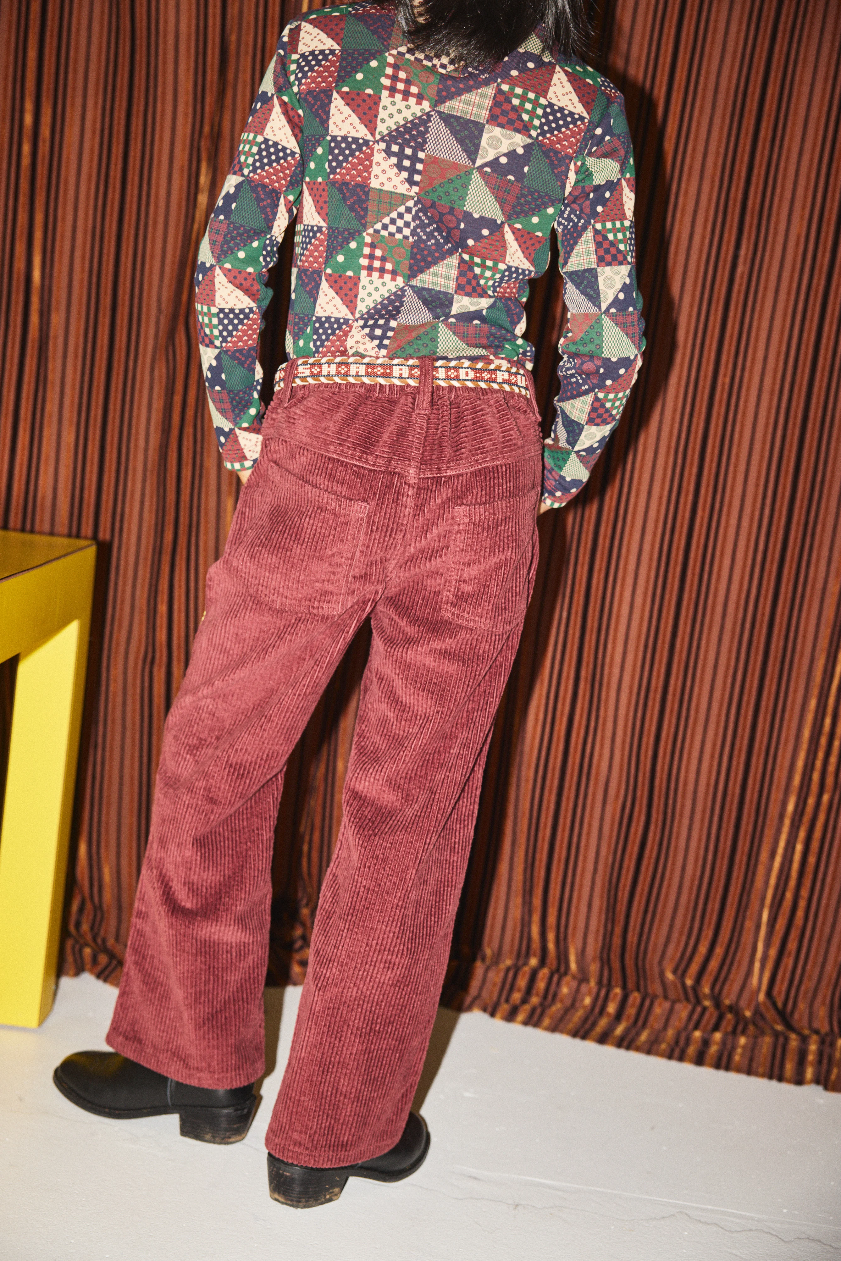 Corduroy Western Slim Flared Pant - Image 4