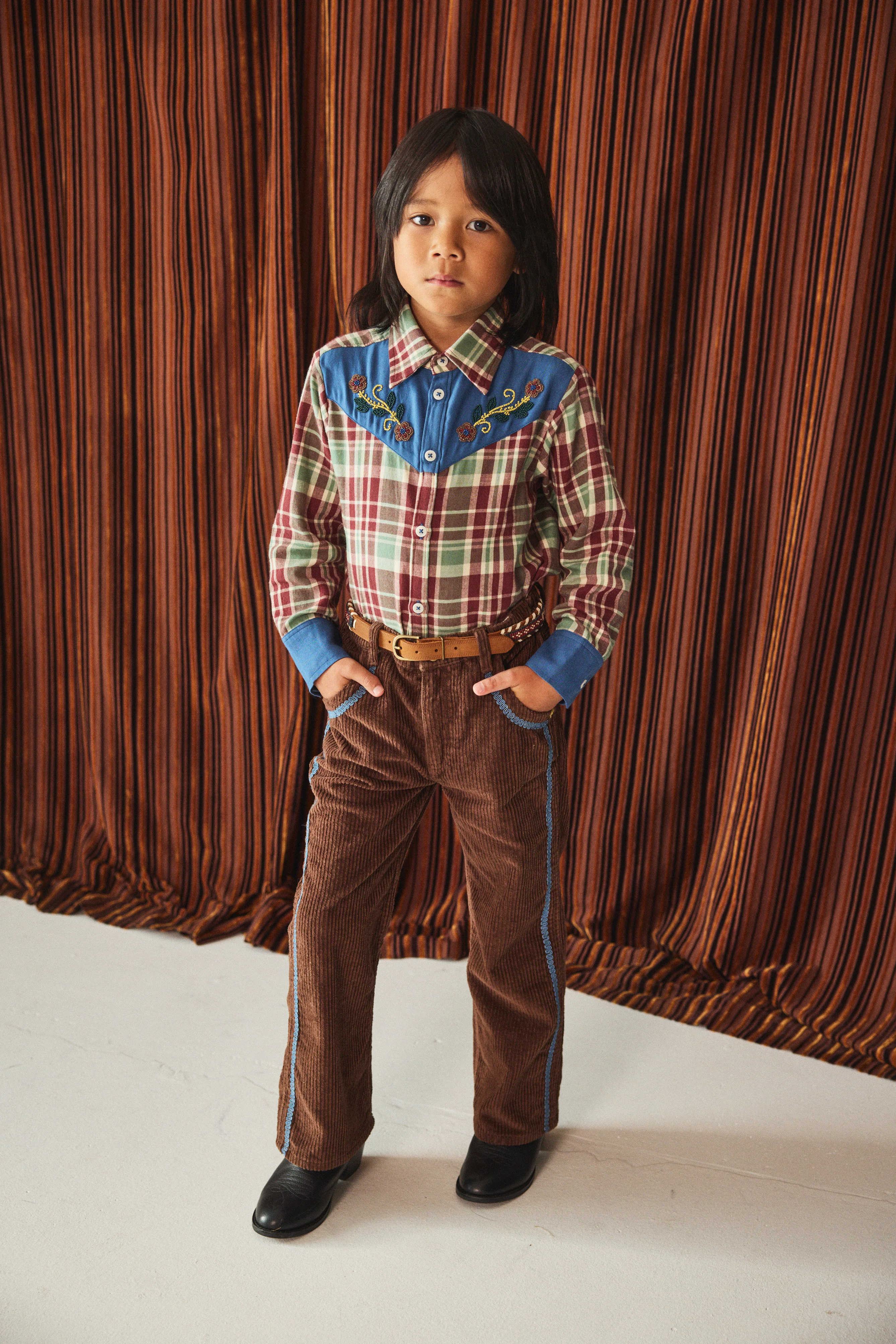 Corduroy Western Slim Flared Pant - Image 4