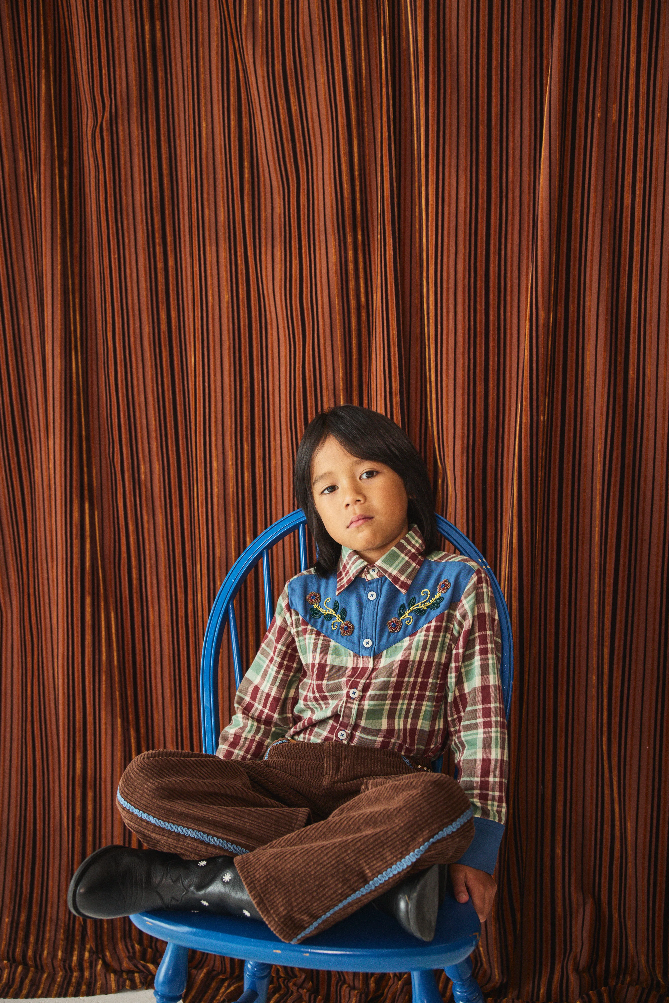 Corduroy Western Slim Flared Pant - Image 7