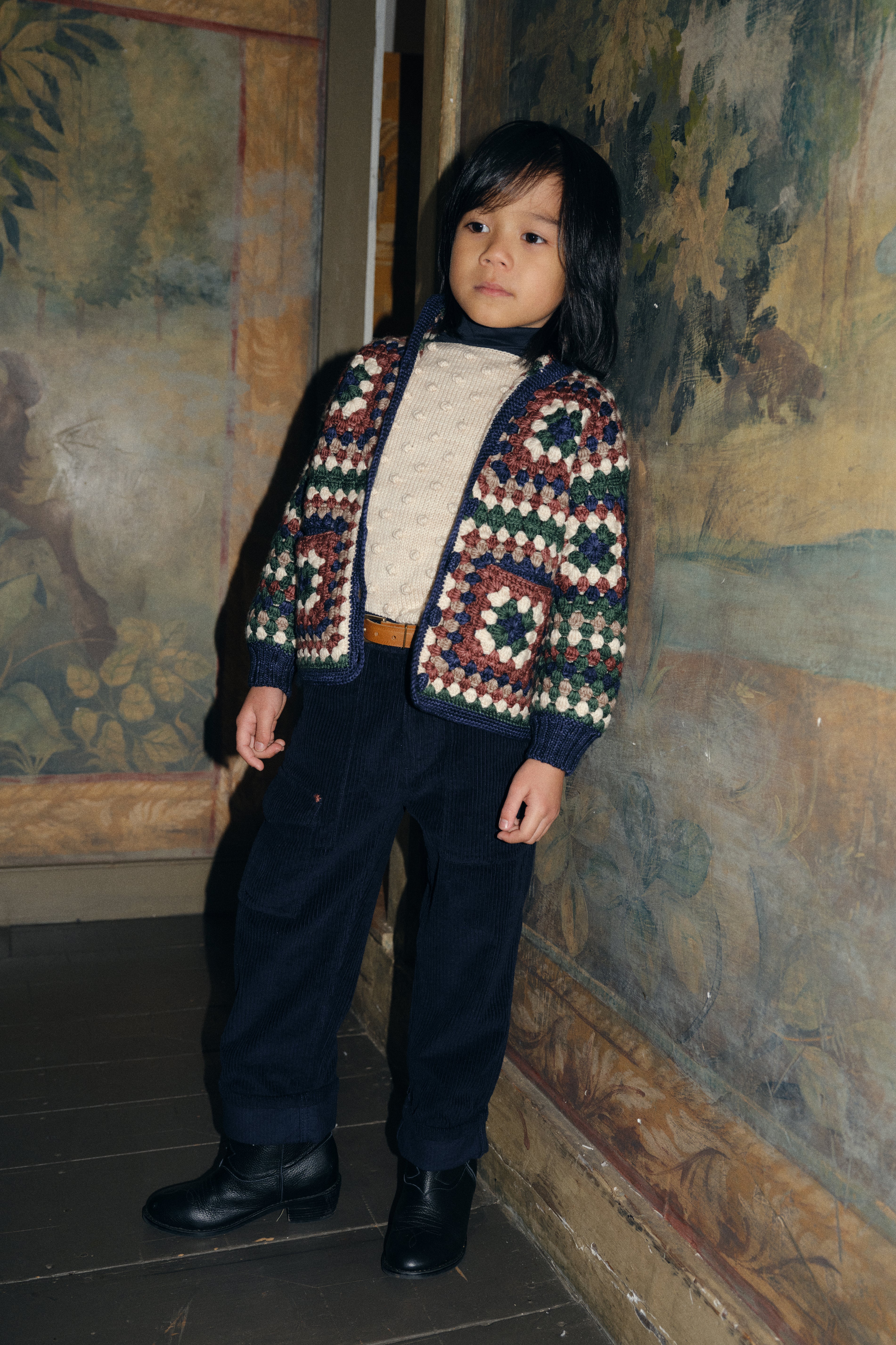 Crochet Big Square Jacket - Image 3