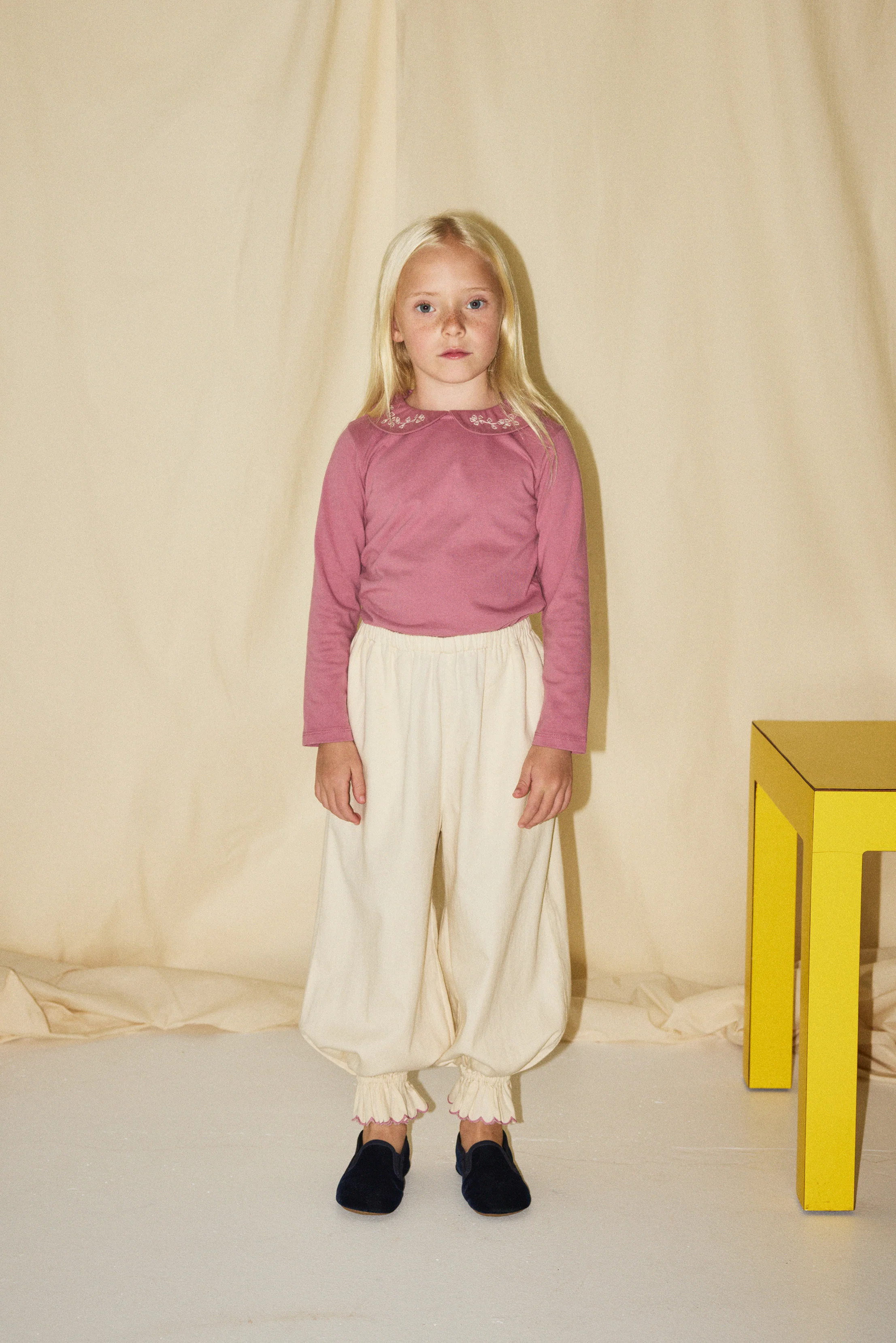 Embroidered Peter Pan Top - Image 3