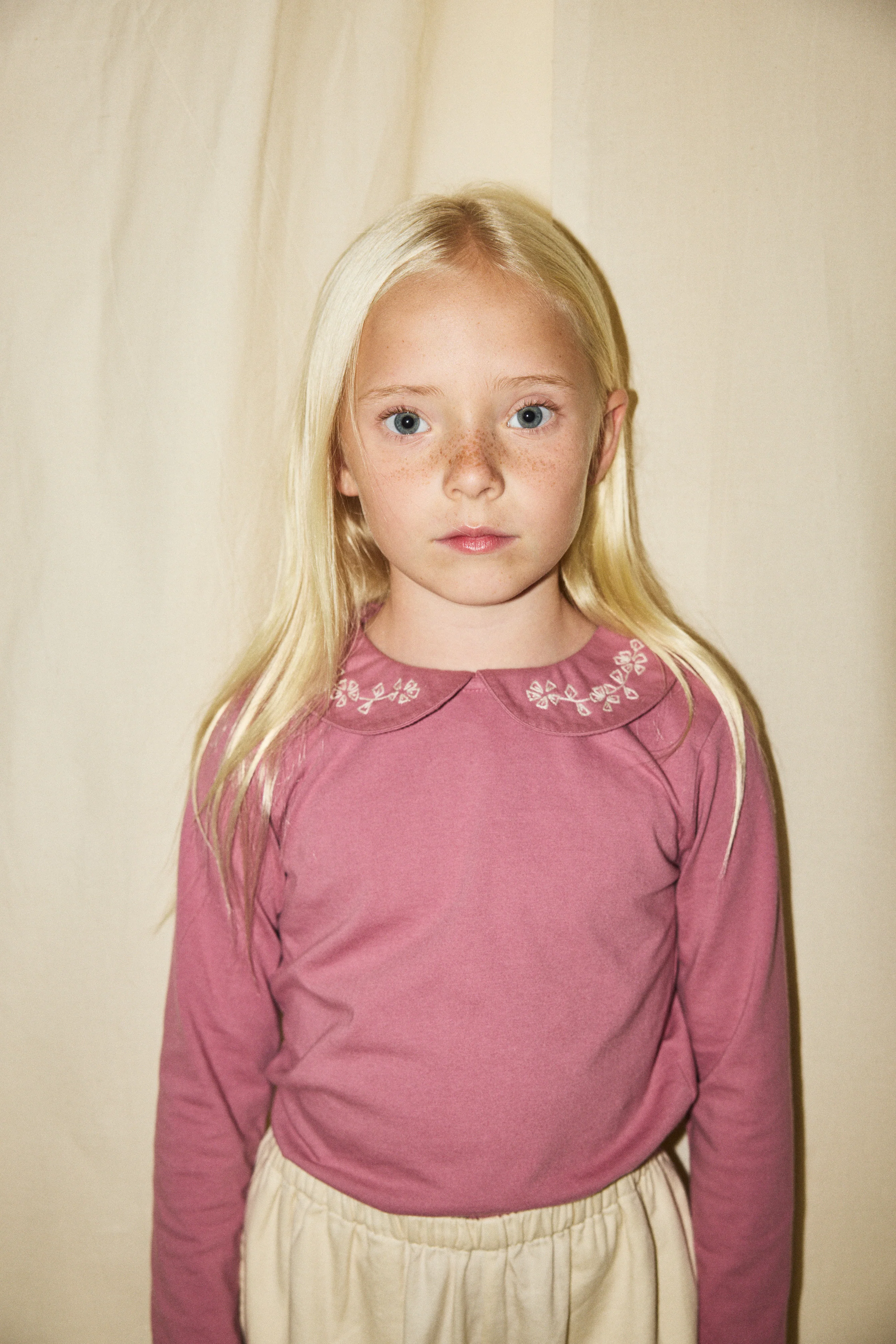 Embroidered Peter Pan Top - Image 4