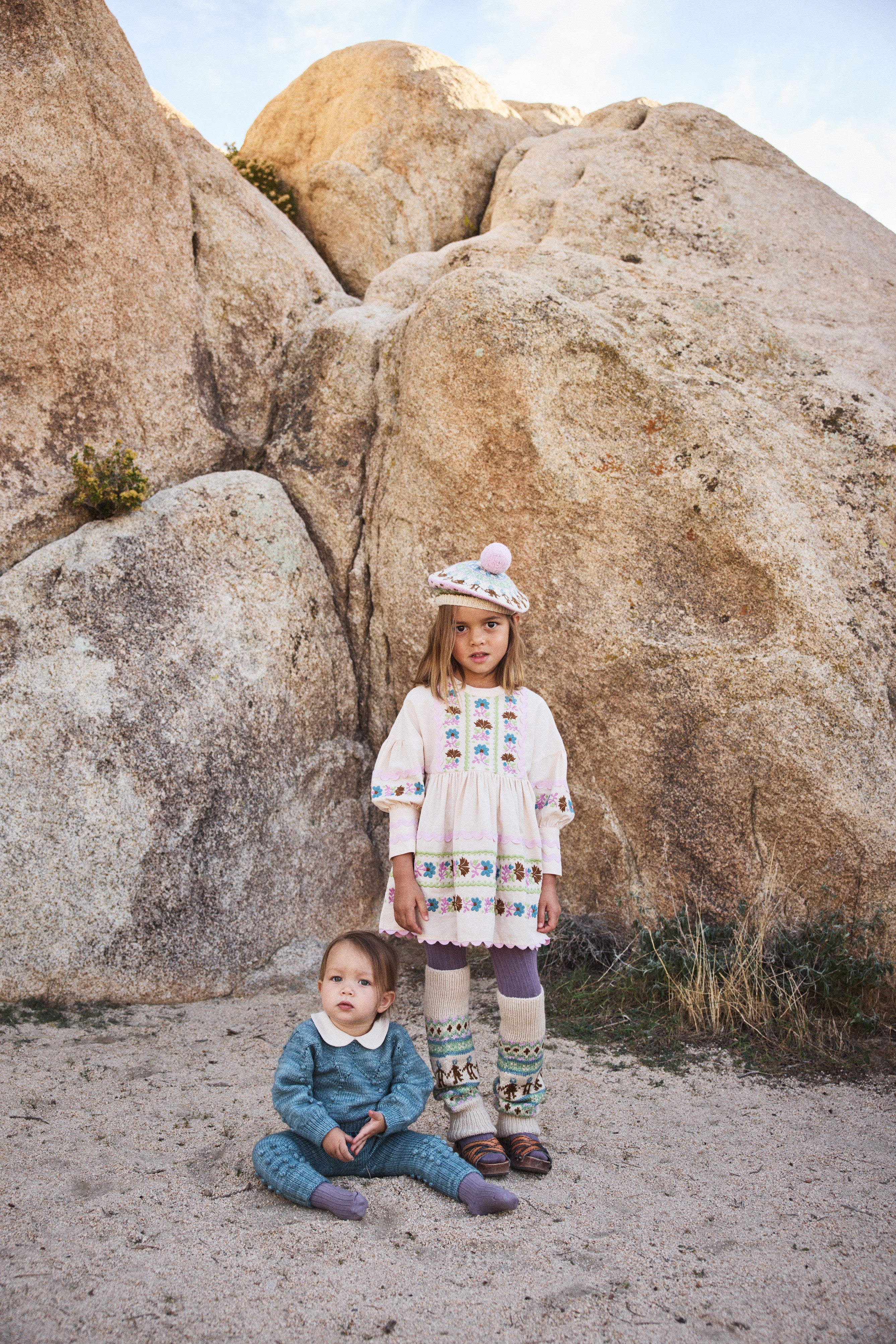 Baby Linear Popcorn Sweater - Image 2
