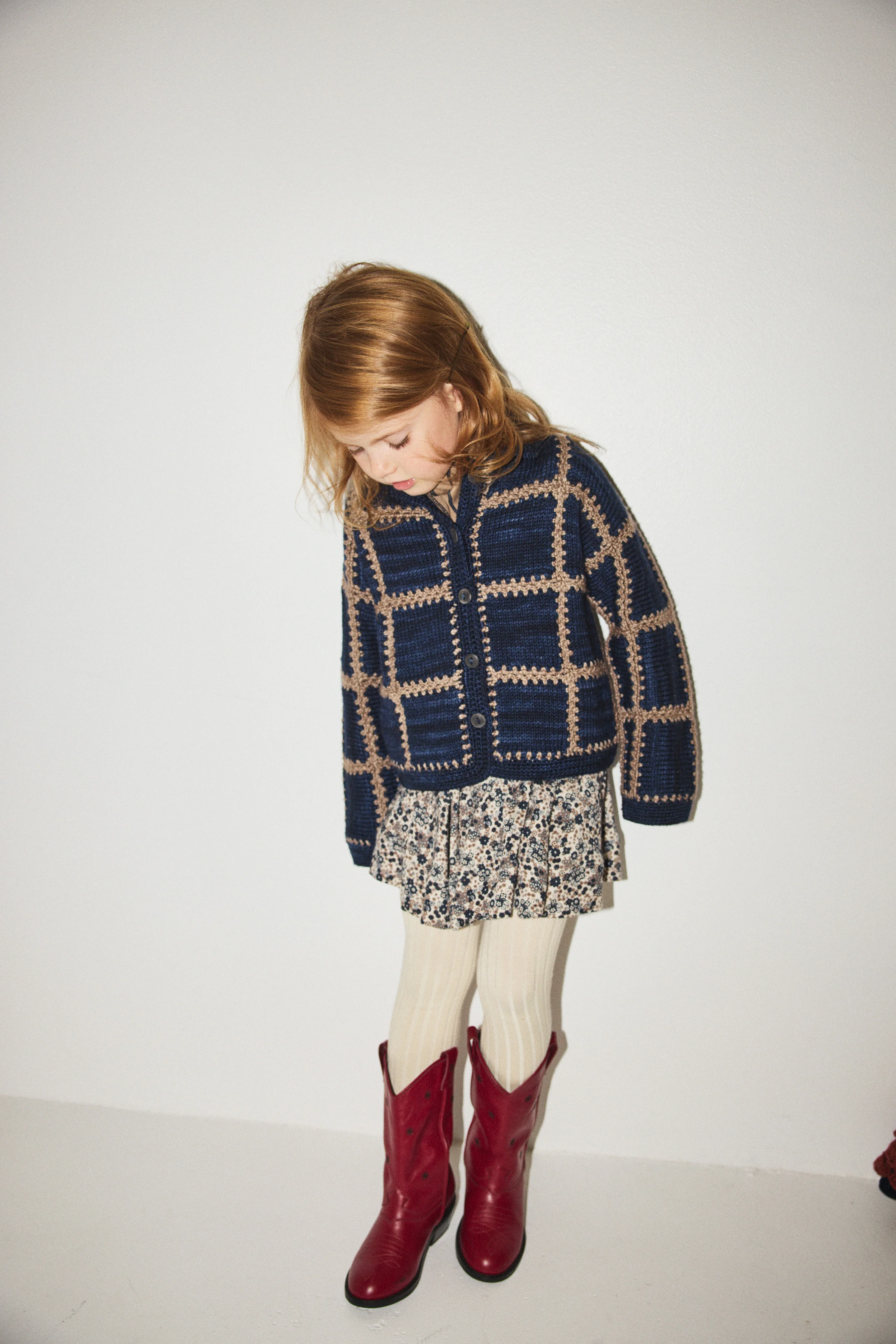 Ladder Square Cardigan - Image 3