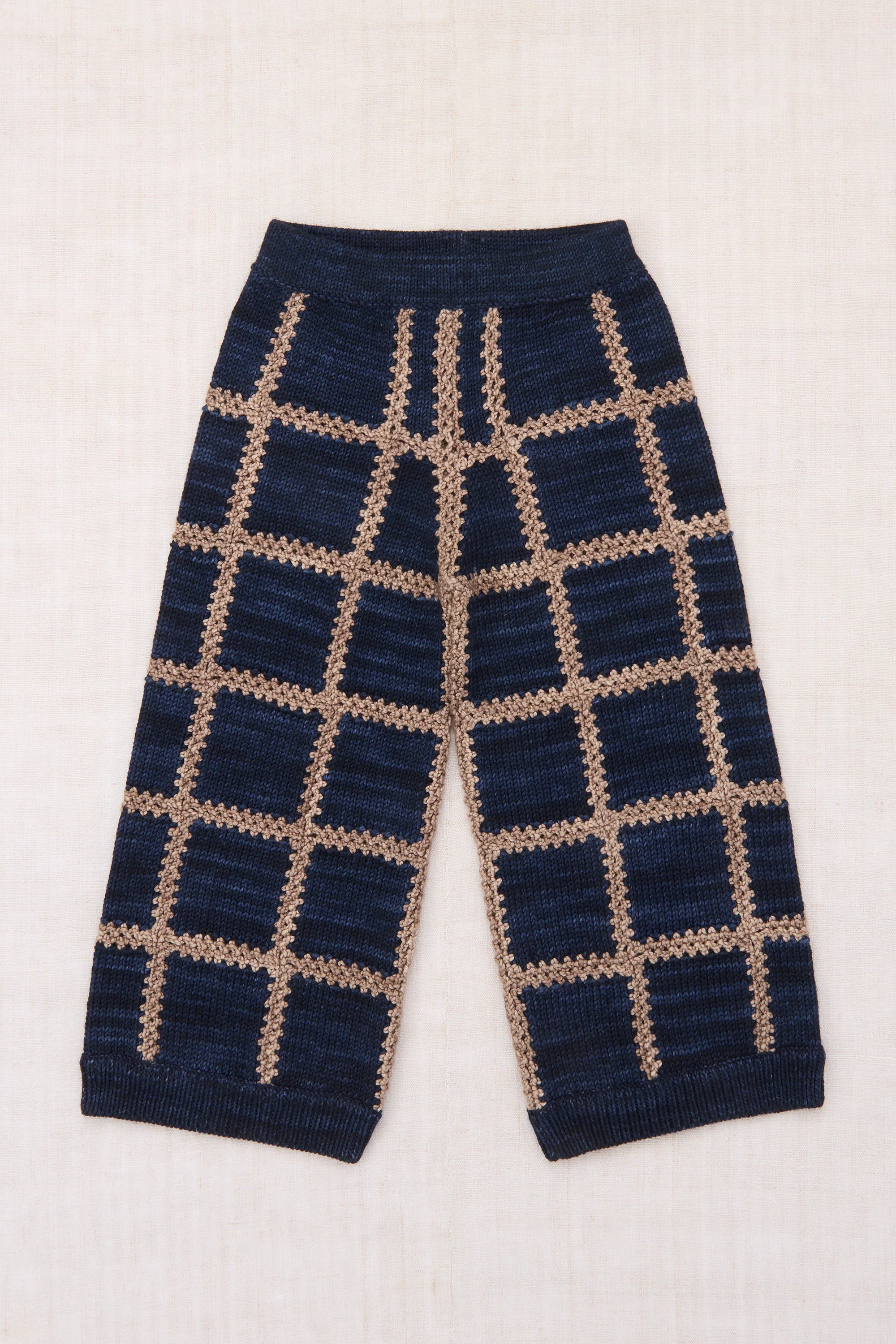 Ladder Square Wide Leg Pant