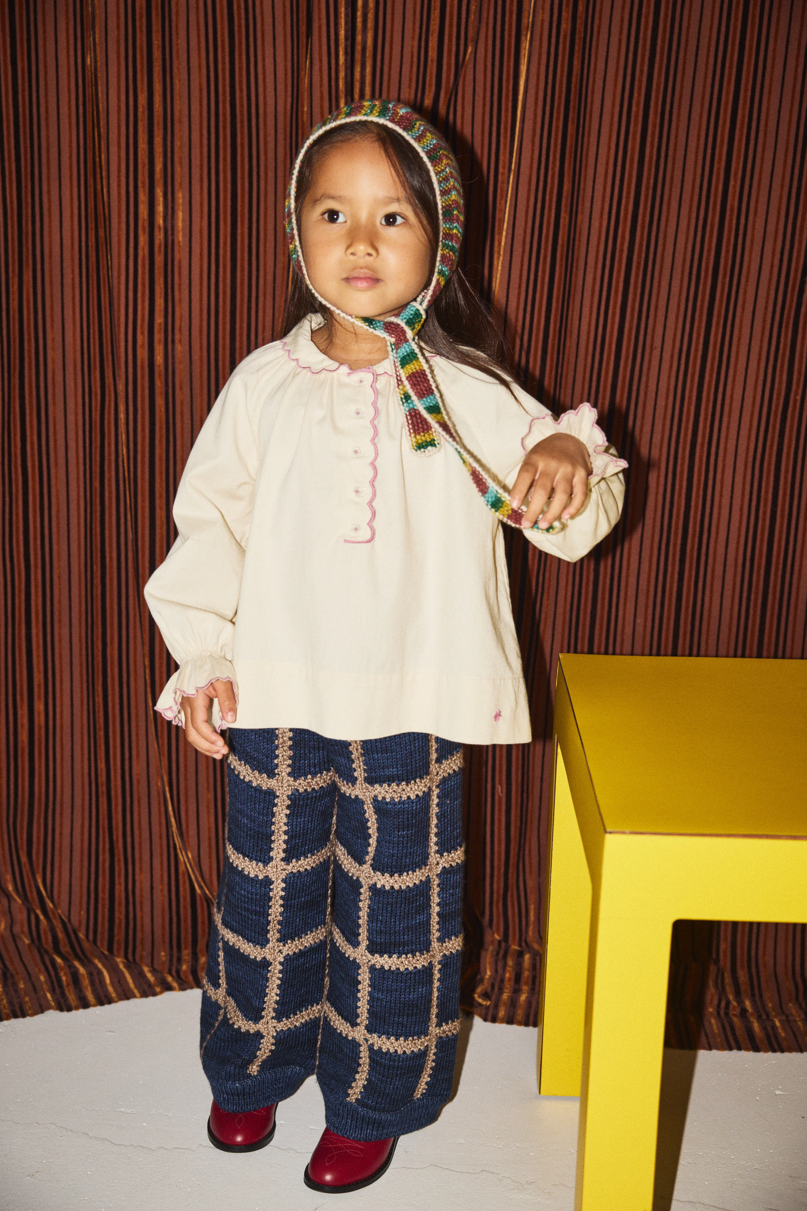 Ladder Square Wide Leg Pant - Image 5