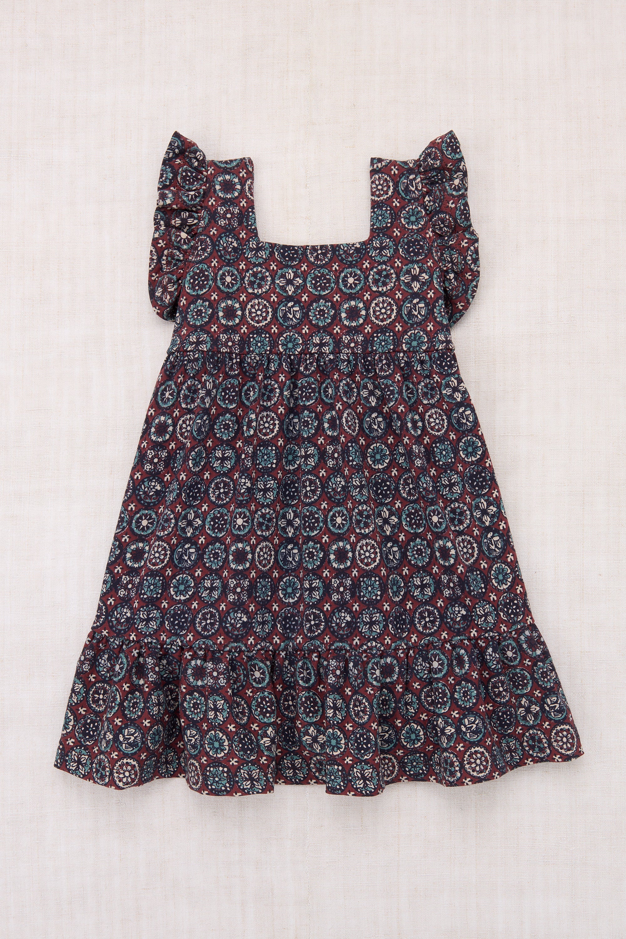 Ruffle Sleeve Dress