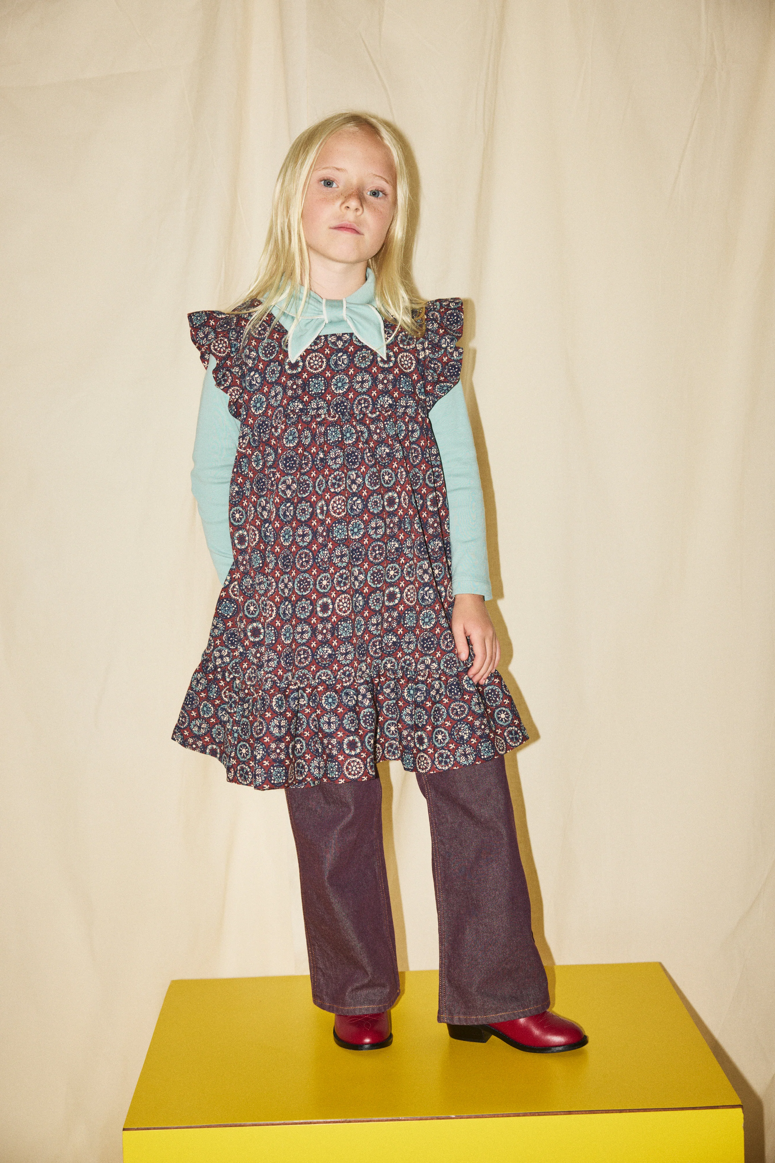Ruffle Sleeve Dress - Image 2