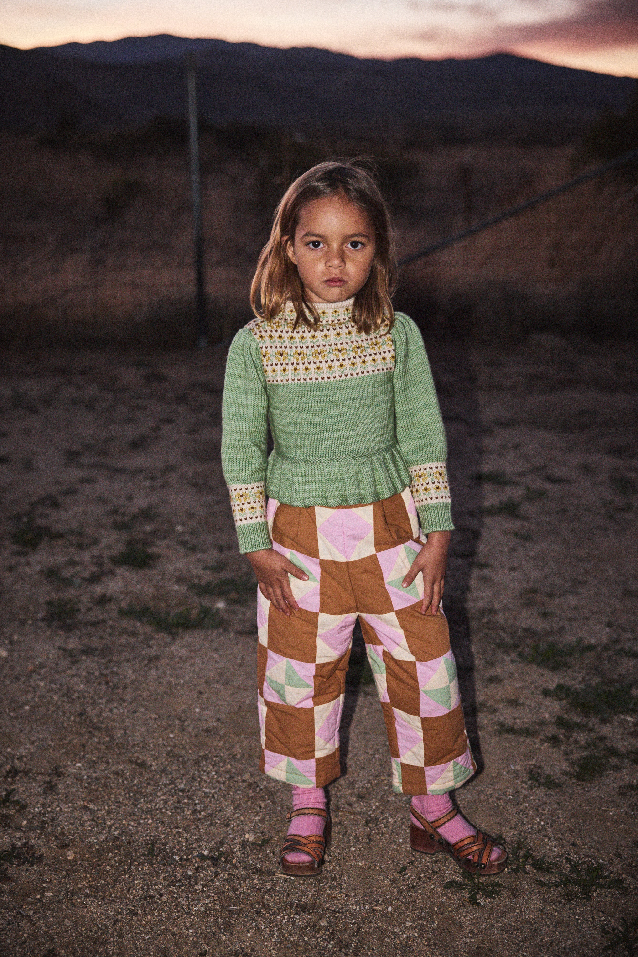 Tammy Quilted Patchwork Trousers - Image 5