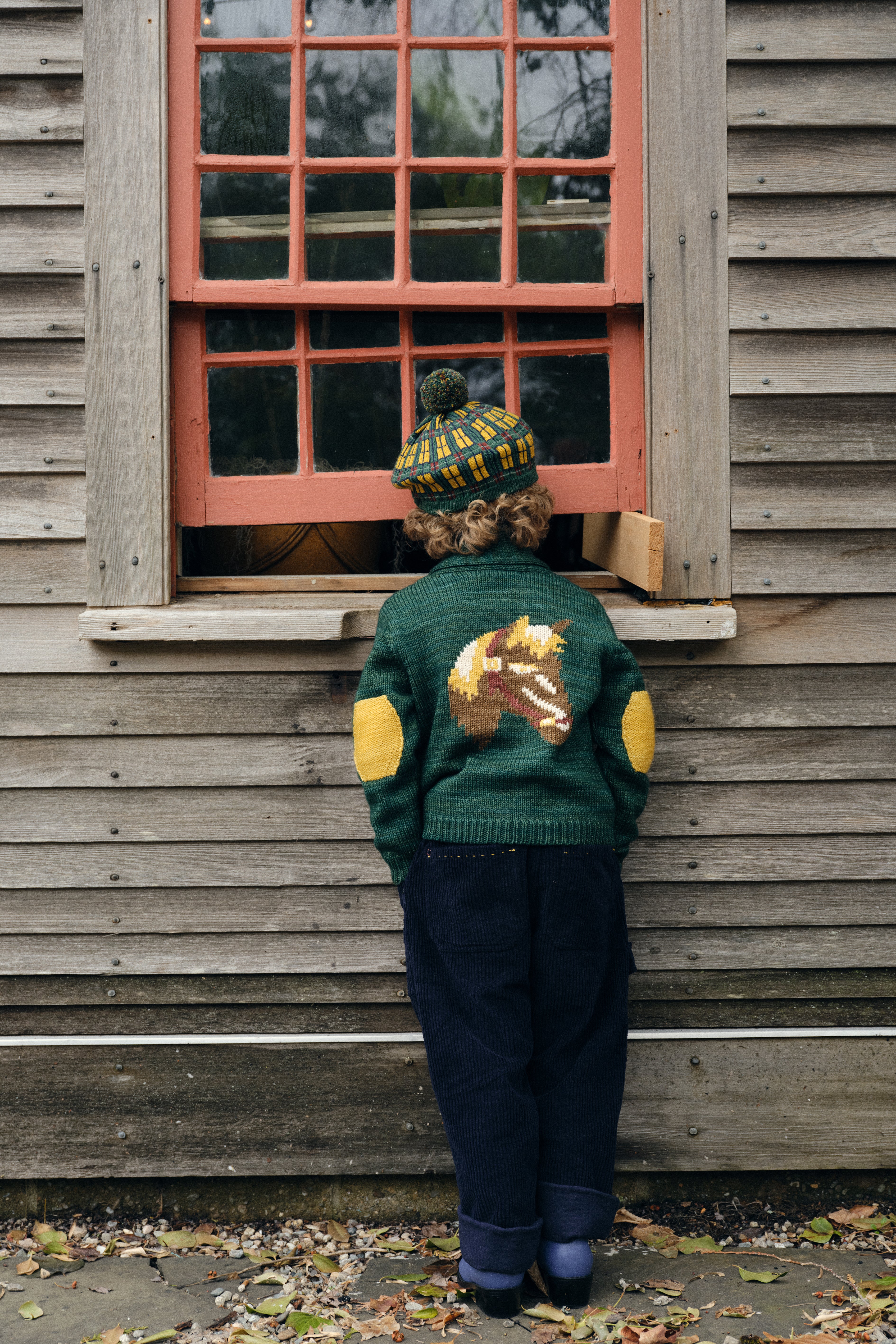 Window Plaid Beret - Image 5